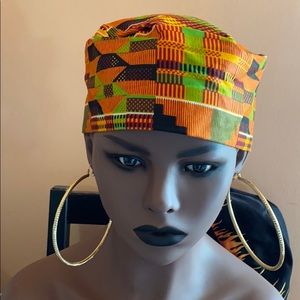 African Kufi Print Cap
